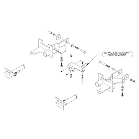 Roadmaster 2019 RAM 1500 CLASSIC; 2013-2018 RAM 1500 TOW BAR MNTG BRKT KIT 52289-4